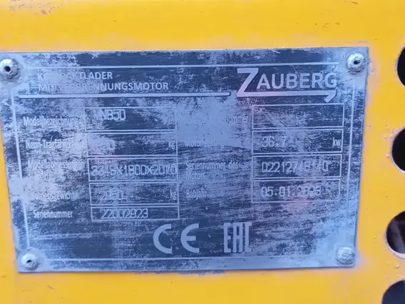 Фронтальный погрузчик ZAUBERG MN850 2023 года б/у фото 14