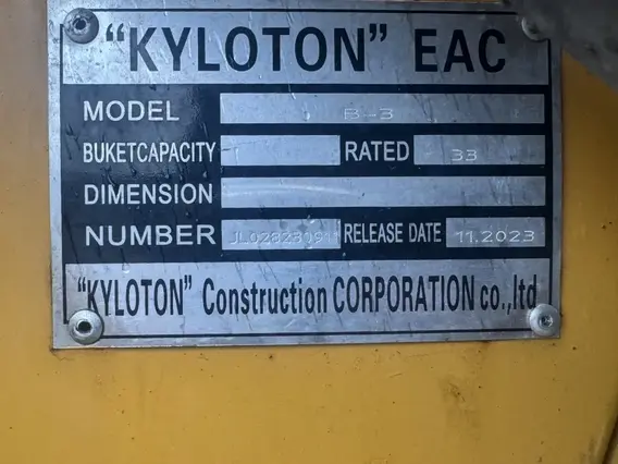 Экскаватор-погрузчик KYLOTON B3 MR22 2023 года б/у фото 13