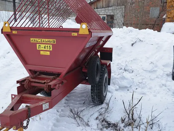 Пескоразбрасыватель полуприцепной ЛИДСЕЛЬМАШ Л-415 2023 года б/у фото 3