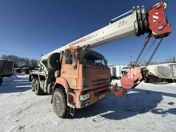 Автокран Камаз 43118 Челябинец ДЭК-251 2023 года б/у фото 4
