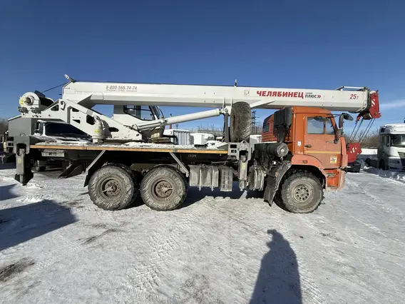 Автокран Камаз 43118 Челябинец ДЭК-251 2023 года б/у фото 5