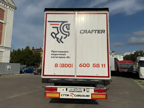 Тентованный полуприцеп ТТМ ЦЕНТР 932200 2023 года б/у фото 5
