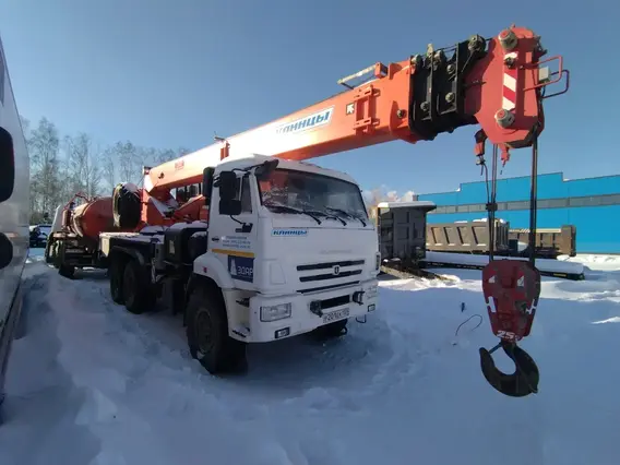 Автокран КАМАЗ 43118 Клинцы - 2023 года б/у фото 3