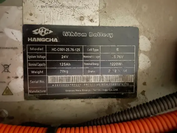Электроштабелёр HANGCHA CDD16-AC1-I 2022 года б/у фото 11