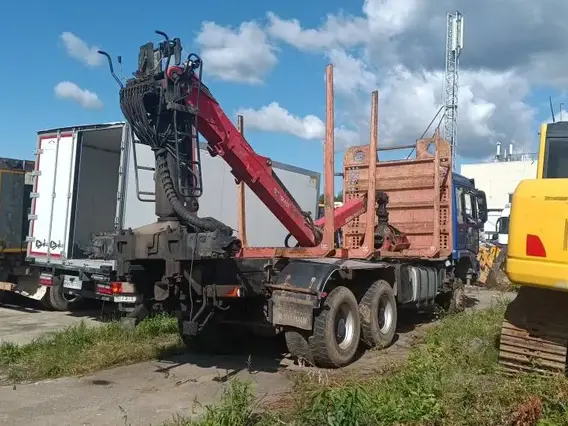 Бортовой с КМУ SHACMAN SX32586V385 2024 года б/у