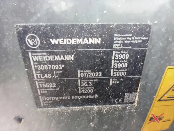 Погрузчик сельскохозяйственный WEIDEMANN T5522 2023 года б/у фото 14