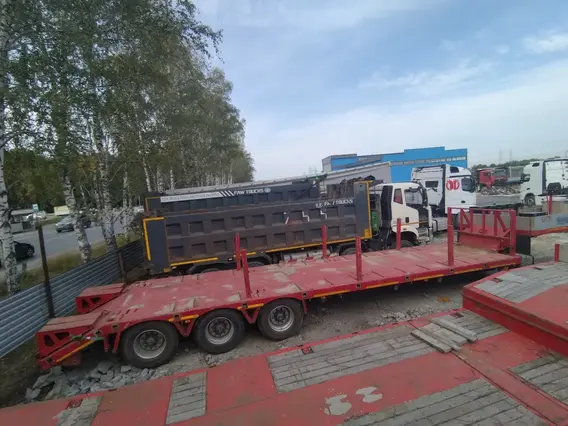 Полуприцеп-тяжеловоз ПОЛИТРАНС 94163-031 2023 года б/у фото 4