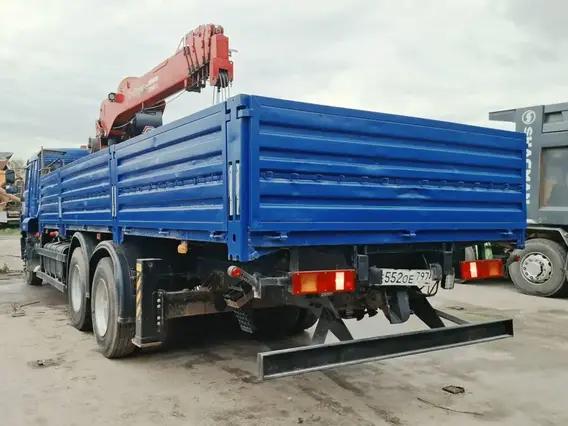 Бортовой грузовик КАМАЗ 65117 Kanglim KS1256G-II 2023 года б/у фото 7