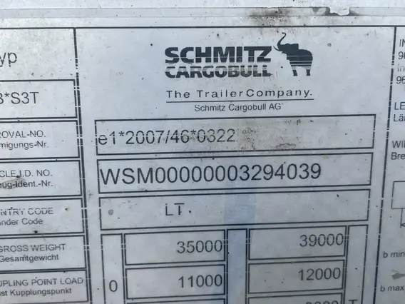 Тентованный полуприцеп Schmitz SCB S3T 2018 года б/у фото 16