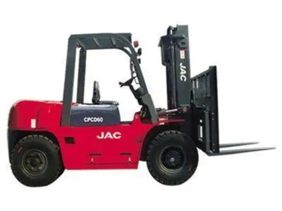 Вилочный погрузчик JAC CPCD60, грузоподъемность 6000 кг, дизельный двигатель  новый