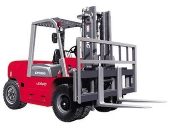 Вилочный погрузчик JAC CPCD80, грузоподъемность 8000 кг, дизельный двигатель  новый