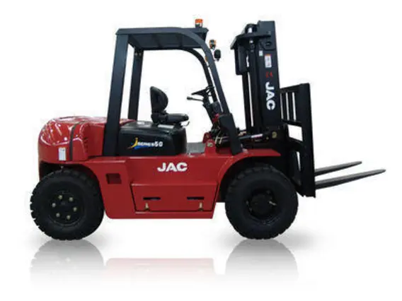 Вилочный погрузчик JAC CPCD50, грузоподъемность 5000 кг, дизельный двигатель  новый