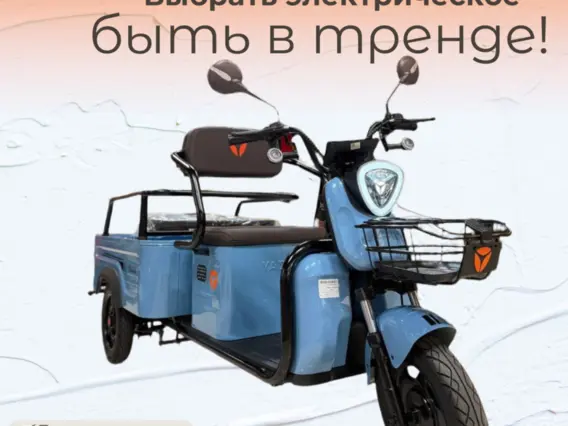 Трицикл грузовой Yadea F110B, 2026 2026 года новый фото 4