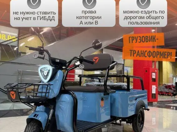 Трицикл грузовой Yadea F110B, 2026 2026 года новый фото 5