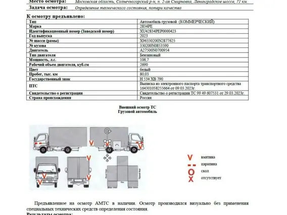 Автофургон ГАЗ 2834PE 2023 года б/у фото 6