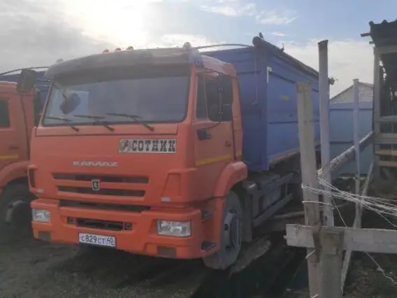 Бортовой зерновоз КАМАЗ 65115 2018 года б/у
