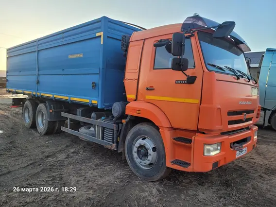 Бортовой зерновоз КАМАЗ 65115 2018 года б/у фото 4