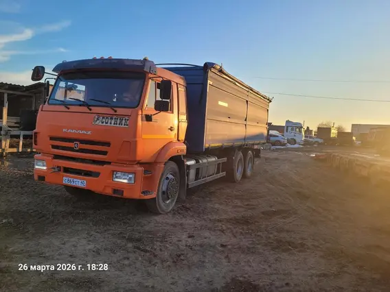 Бортовой зерновоз КАМАЗ 65115 2018 года б/у фото 7