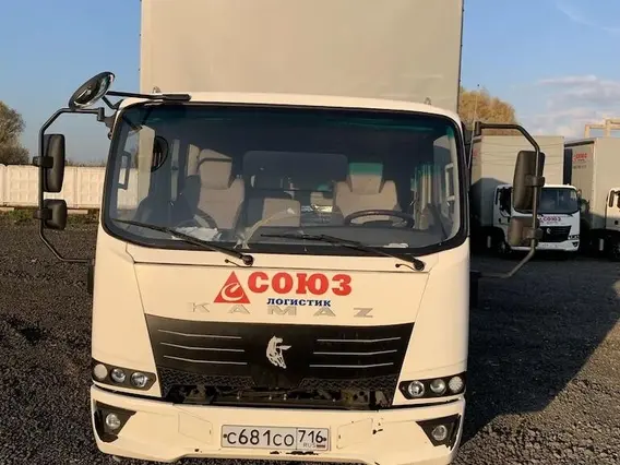 Тентованный грузовик КАМАЗ Компас 9 (43089) 2024 года б/у фото 3