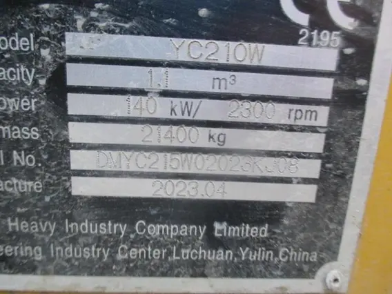 Yuchai YC210W 2023 года б/у фото 6