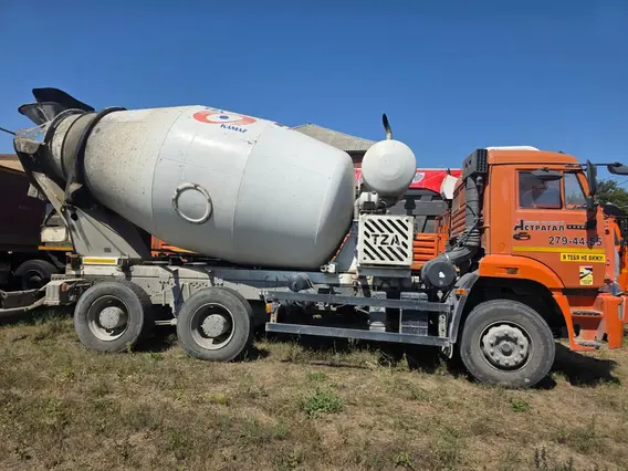 Бетоносмеситель КАМАЗ 6520 ТЗА 5814Z9 2023 года б/у фото 2