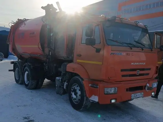 Мусоровоз КАМАЗ 65115 КОММАШ КО-449 2023 года б/у фото 2