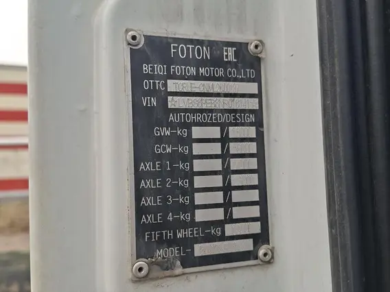 Тягач FOTON AUMAN 2022 года б/у фото 7