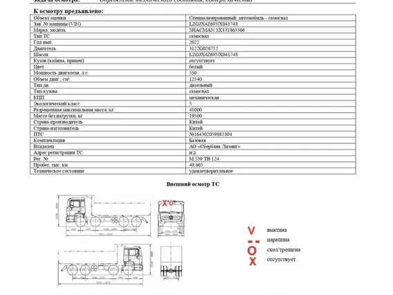 Специализированный, автосамосвал SHACMAN SX331863366 2022 года б/у фото 5