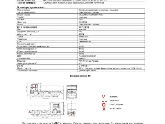 Cпециализированный, автомобиль - самосвал SHACMAN SX33186W366C 2022 года б/у фото 7