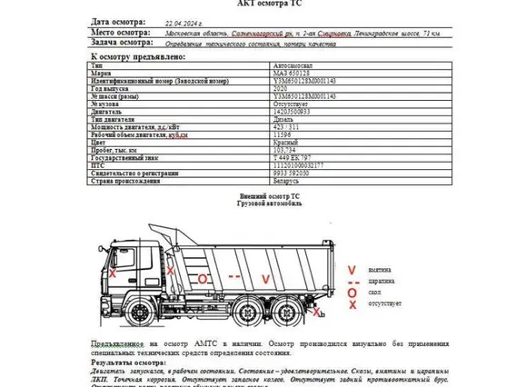 Самосвал МАЗ 650128 2020 года б/у фото 9