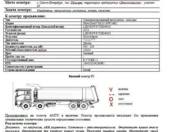 Специализированный автомобиль - самосвал 2022 года б/у фото 7