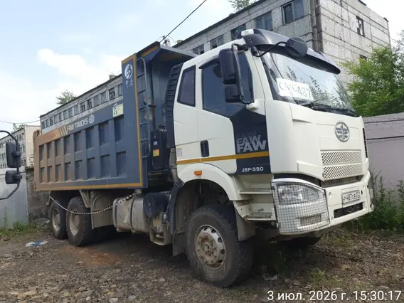 Самосвал FAW J6 2022 года б/у фото 2