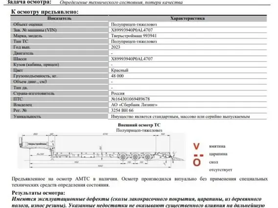 Полуприцеп-тяжеловоз ТВЕРЬСТРОЙМАШ 993941 2023 года б/у фото 9