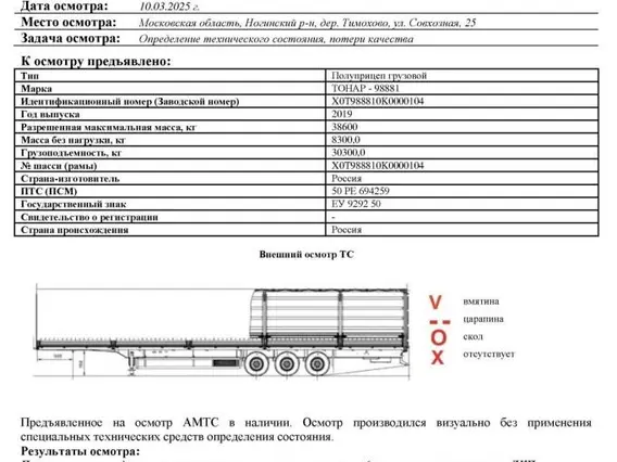 ТОНАР 98881 2019 года б/у фото 10