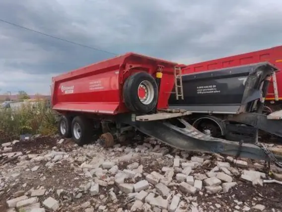 Самосвальный прицеп Grunwald GRW375 2022 года б/у