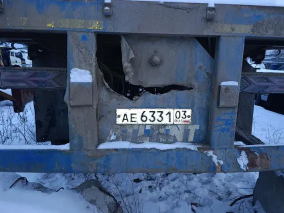 СПЕЦИАЛИЗИРОВАННЫЙ, ПОЛУПРИЦЕП – КОНТЕЙНЕРОВОЗ ATLANT SWT1250 2023 года б/у фото 5