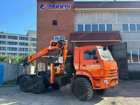 Автокран Седельный тягач Камаз 53504 с КМУ HANGIL (Хангил) HGC 986 2026 года новый фото 2
