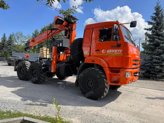 Автокран Седельный тягач Камаз 53504 с КМУ HANGIL (Хангил) HGC 986 2026 года новый фото 7