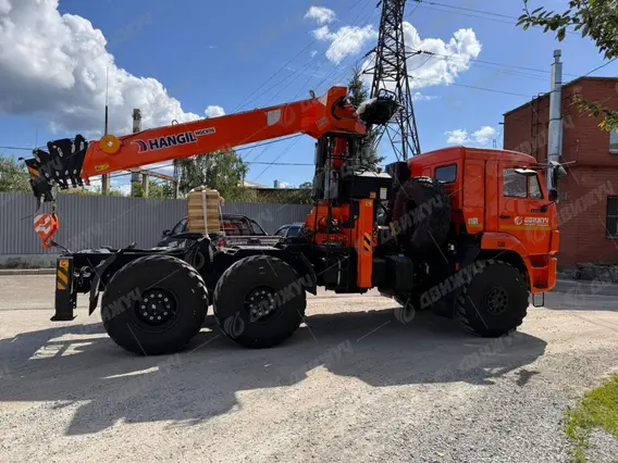 Автокран Седельный тягач Камаз 53504 с КМУ HANGIL (Хангил) HGC 986 2026 года новый фото 8