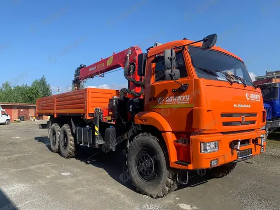 Автокран Бортовой автомобиль КАМАЗ 43118-50 с КМУ ИНМАН ИТ-150 2019 года новый