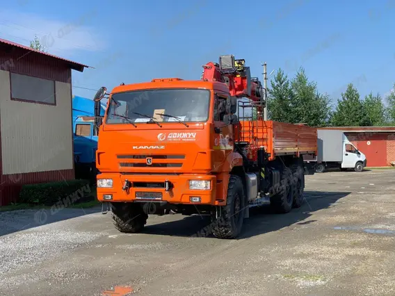 Автокран Бортовой автомобиль КАМАЗ 43118-50 с КМУ ИНМАН ИТ-150 2019 года новый фото 10