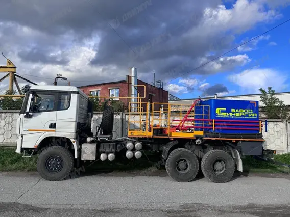 Автокран Цементировочный агрегат СИН-35 на шасси Shacman SX32586V385 2019 года новый фото 7