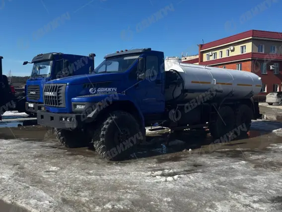 Пищевая автоцистерна АЦПТ Водовоз АЦПТ-9,5 на шасси Урал NEXT 4320-72Е5 (сталь с ЛКП) 2025 года новый