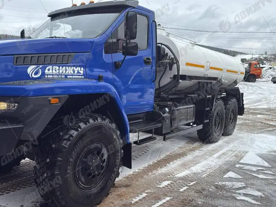 Пищевая автоцистерна АЦПТ Водовоз АЦПТ-9,5 на шасси Урал NEXT 4320-72Е5 (сталь с ЛКП) 2025 года новый фото 2