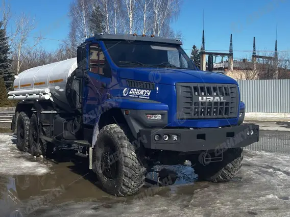 Пищевая автоцистерна АЦПТ Водовоз АЦПТ-9,5 на шасси Урал NEXT 4320-72Е5 (сталь с ЛКП) 2025 года новый фото 4