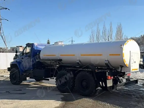 Пищевая автоцистерна АЦПТ Водовоз АЦПТ-9,5 на шасси Урал NEXT 4320-72Е5 (сталь с ЛКП) 2025 года новый фото 5