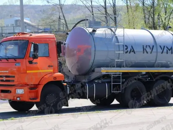 Автотопливозаправщик Вакуумная машина МВ-10 на шасси КАМАЗ 43118-50 (насос KO-505) 2026 года новый фото 2