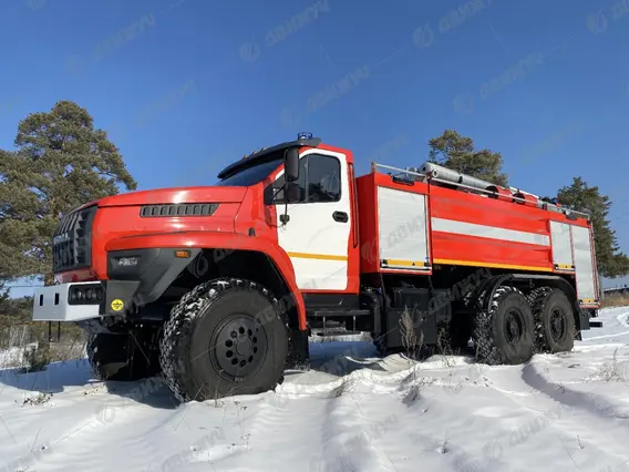 Самопогрузчик Автоцистерна пожарная АЦ-8,0-40 Урал NEXT 4320 2026 года новый фото 2