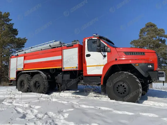 Самопогрузчик Автоцистерна пожарная АЦ-8,0-40 Урал NEXT 4320 2026 года новый фото 3
