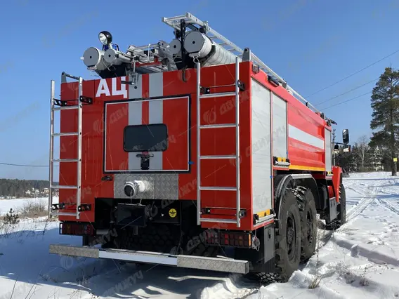 Самопогрузчик Автоцистерна пожарная АЦ-8,0-40 Урал NEXT 4320 2026 года новый фото 5